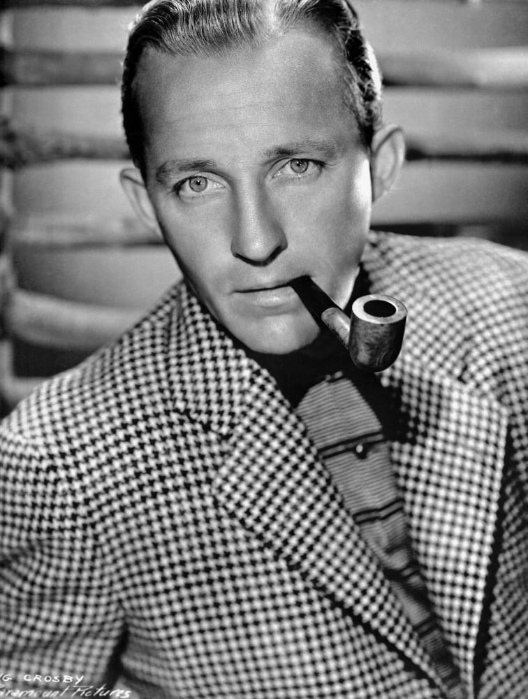 Bing Crosby Posed in Checkered Suit with Pipe Photo Print (8 x 10 ...