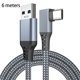 thumbnail image 1 of Cable de carga VR Type-c Date Line Reemplazo del cable de carga rápida para Oculus Quest 2, gris negro, 6 metros sidaley EL002628-07, 1 of 2