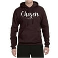 thumbnail image 2 of Wild Bobby Chosen 1 Peter 2:9 Inspirational/Christian Unisex Graphic Hoodie Sweatshirt, Brown, 3X-Large, 2 of 5