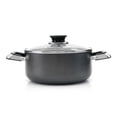 thumbnail image 5 of Alpine Cuisine 8.5 Quart Aluminum Nonstick Dutch Oven with Glass Lid, Silver, 5 of 7