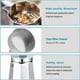 thumbnail image 3 of Italian aluminum espresso coffee maker with transparent cover - 9 cups 450 ml, 3 of 4
