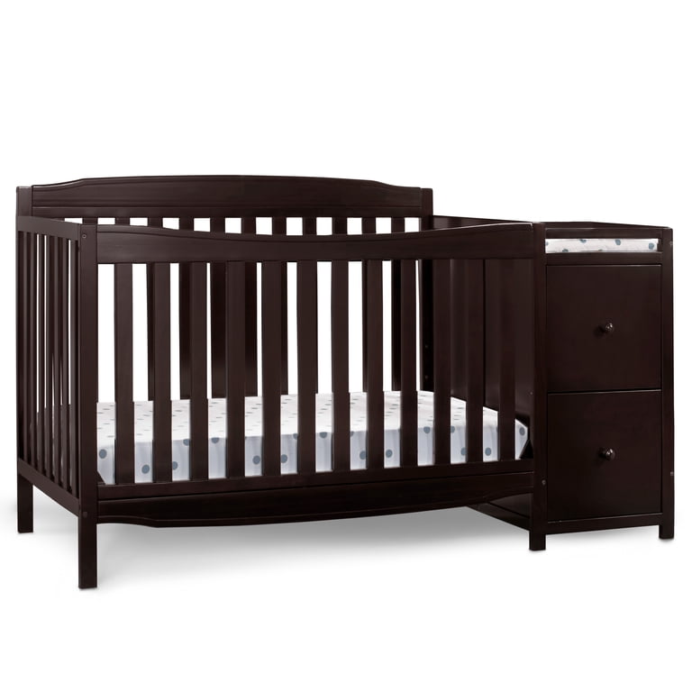 Delta Children Mason Convertible 6-in-1 Baby Crib and Changer
