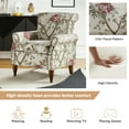 thumbnail image 5 of Floral Accent Chairs 2 Pieces Upholstered Armchairs Bedroom Living Room, 5 of 9