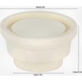 thumbnail image 2 of White Rubber Bumpers for Pool Ladders, Set of 2 Non-Slip Protectors for Swimming Pool Steps, 2 of 5