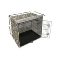 thumbnail image 6 of Botanical Dog Crate Cover, Creative Nature Blooming Pattern with Flowers Leaves and Berries, Easy to Use Pet Kennel Cover Small Dogs Puppies Kittens, 7 Sizes, Dimgray Multicolor, by Ambesonne, 6 of 6