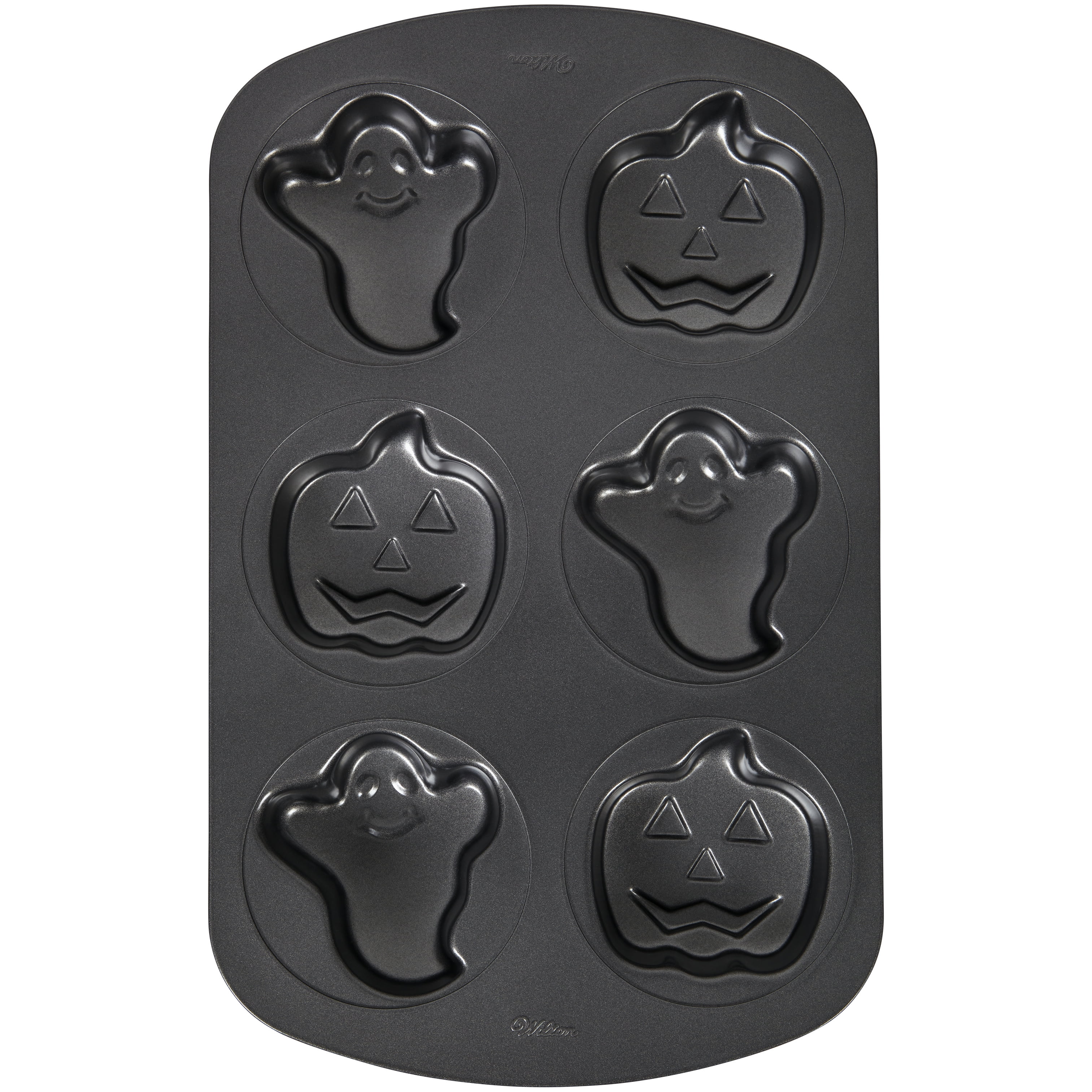 Halloween Baking Tray
 Wilton Halloween Ghost and Pumpkin Mini Cake Pan 6 Cavity Walmart