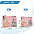 thumbnail image 4 of FORMRS 13"-13.3" Laptop Sleeve Protective Case Soft Carrying Quilted Computer Bag Cover, Brown Gingerbread House, 4 of 7