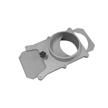 Big Horn 11437 4-Inch Self Cleaning / No Clog Aluminum Blast Gate for Vacuum/Dust Collector