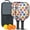 Pioneer Flower Floral-3, variant on Pickleball Paddles Set,Pioneer Flower Floral Print Pattern Fiberglass Surface Pickleball Racket Set with 2 Indoor Outdoor Pickleball Balls and Pickleball Bag,Pickle-ball Equipment