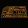 thumbnail image 3 of KLKCMS Gabarit de Règle à Dessin Portable Jaune pour Architectes / Constructeurs / designers 199x115m, 3 of 9