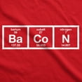 thumbnail image 2 of Mens The Chemistry Of Bacon T Shirt Funny Nerdy Graphic Periodic Table Science Graphic Tees, 2 of 7