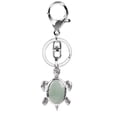 thumbnail image 2 of Crystal Stone Turtle Pendant Car Keychains for Ladies Men Bag Keyrings Buckle, 2 of 6