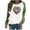 Green, variant on YUGYXL Halloween Sweatshirt for Women Funny Graphic Pullover Cute Ghost Skeleton Tops Long Sleeve Plus Size Fall Shirts Blue XL