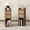 Natural, variant on Modern Narrow Wood Bedside Table Set of 2, Small End Table with 2 Drawers for Bedroom, Living Room