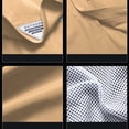 thumbnail image 6 of VSSSJ Men's Outdoor Fishing Shirt Quick Dry Short Sleeve Button Down Shirts Breathable Travel Hiking Work Shirt with Multi-Pockets Khaki XXL, 6 of 7