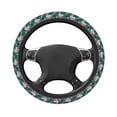thumbnail image 3 of Fotbe Tropical Leaves Steering Wheel Cover Universal 15 in Car Accessories for Men Women,Steering Wheel Protector Comfortable Protective Case for SUV Sedan Decor, 3 of 8