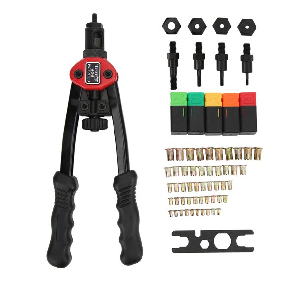 Rivnut Riveting Tools,12in Hand Rivet Nut Hand Blind Riveter Rivet Nut Tool Effortless Installation