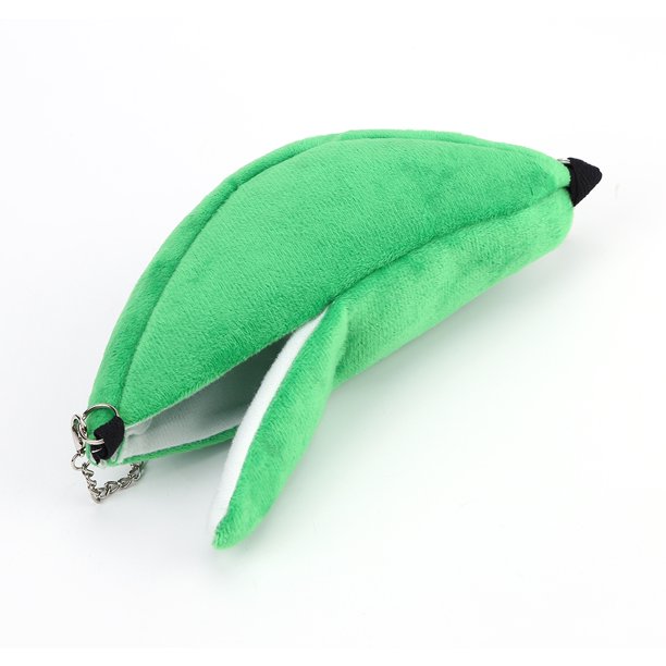 Linda casa colgante de animales en forma de plátano 7.9x2.6in para conejillo de indias verde Sywqhk Libre de BPA