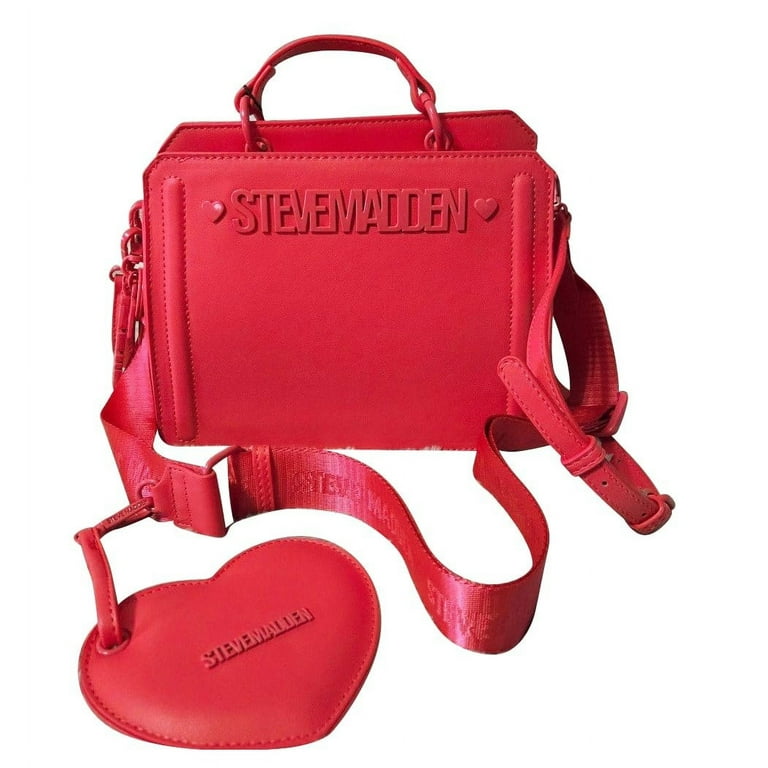 Steve Madden Bevelyn Convertible Tote Bag, Red/Valentine