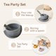thumbnail image 4 of Set Tea Party Samonyed, juguete de silicona para niños, 14 piezas, 4 of 6