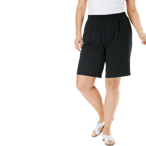 Woman Within Women's Plus Size Jersey Knit Short