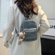 thumbnail image 4 of Bolso de mano de cuero suave de moda retro para mujer, nuevo estilo 2025, mochila pequeña versátil de color sólido, mochila de viaje, 4 of 5