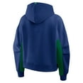 thumbnail image 5 of Women's Fanatics Blue Vancouver Canucks Back Check Boxy Hoodie, 5 of 5