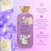 Bodycology 2in1 Body Wash & Bubble Bath, Freesia, 16 fl oz