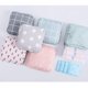 thumbnail image 5 of Bolsa portátil para guardar toallas sanitarias, 2 unidades, monedero con cremallera, gran capacidad, para viajes al aire libre y oficina - Lunares grises y hojas rosas, 5 of 5