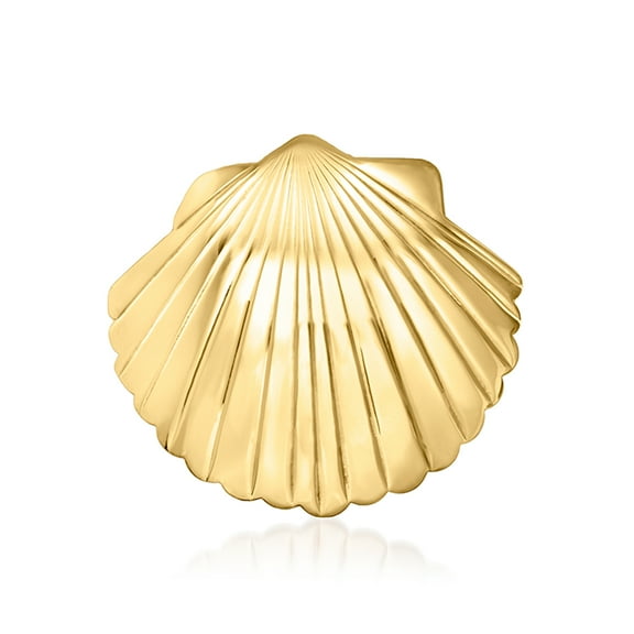 Ross-Simons Italian 14kt Yellow Gold Seashell Pendant, Women's, Adult