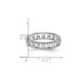 thumbnail image 3 of Gem & Harmony Sterling Silver Taurus Zodiac Astrology Ring Band for Women, 3 of 5
