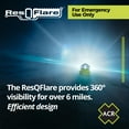 thumbnail image 6 of ACR ResQFlare Electronic USCG Approved Boat Flare &  Distress Flag | 360° Visibility Waterproof Flare | Non-Pyrotechnic Night Visual Distress Signal | 46 CFR 160.072 Compliant | Visible over 6 mile, 6 of 6