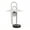 Black, variant on VONN Lyra 24" ETL Certified Integrated LED Table Lamp with White Shade in Black
