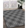 thumbnail image 3 of Ahgly Company Machine Washable Indoor Square Transitional Gunmetal Gray Area Rugs, 8' Square, 3 of 7