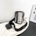 thumbnail image 3 of Bolsa de moda bandolera transparente de PVC con pequeño (negro) Tmvgtek Para Estrenar, 3 of 9