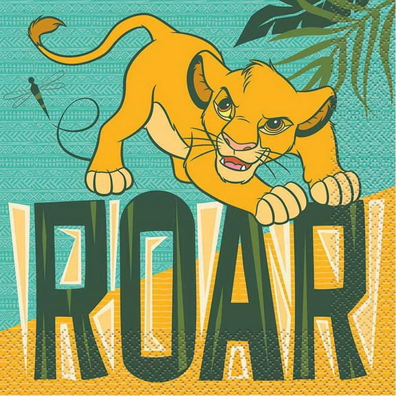 Partypro 011179798223 Lion King Lunch Napkins