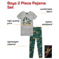 thumbnail image 6 of Quad Seven Boys Pajama Set Cozy Graphic Printed Short Sleeve Sleep Shirt and Pajama Pants 2 Piece, 6 of 7