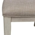 thumbnail image 3 of Farmhouse Reimagined White Ladder Back Uph Side Chair (RTA)-Set of 2, 3 of 11