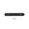 thumbnail image 3 of GlideRite 6" Rounded Backplate 3-3/4" 96mm Center-Center, Matte Black, 3 of 3