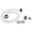 Hose Set, variant on Above Ground Pool Filter Hose, 1.5 Inch Diameter 59 Inch Long PE Replacement Pump Hose, Durable Corrugated Pool Accessory for Filter and Saltwater Systems