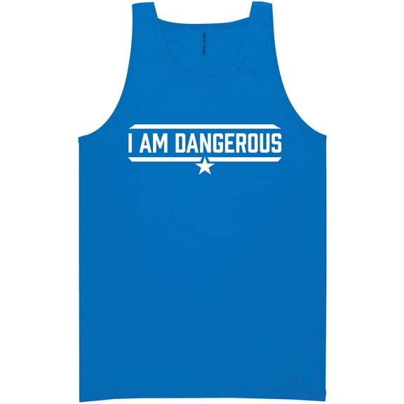 I Am Dangerous Neon Tank Top