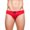 Red, variant on zeranth Adult Men Swimming Trunks Low Rise Solid Color Water Repellent Swim Briefs Swimwear Quick Drying Swimming Trunks Swim Shorts
