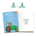 thumbnail image 5 of Tree-Free Greetings Birthday Greeting Card 2 Pack, 100% Recycled Paper, 5x7, Wisdom from a Tractor (GT61553), 5 of 7
