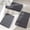 Dark Gray, variant on ChakmeOne Memory Foam Bath Mat, Bath Mats for Bathroom Floor - Set of 4 Super Soft Absorbent Non Slip Bathroom Rug Set for Tub and Shower, Home Decor Accessories