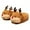 E-Orange, variant on Couple Cartoon Animal Slippers With Padded Heels Winter Warm Indoor Floor Shoes