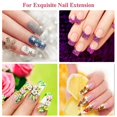 thumbnail image 5 of 240 Pieces Nail Extension Silk Fiberglass Nail Wrap Non Woven Fiber Gel Nail Care Tool, 5 of 5
