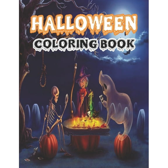 Halloween Coloring Book: Coloring and Activity Book For Toddlers and Kids, 80 Halloween Coloring Pages For Toddlers And Kids, Halloween Gift for kids & toddlers - Boys and girls (Paperback)
