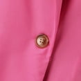 thumbnail image 6 of Women's Casual Solid Long Sleeve Lapel Button Slim Work Office Fall Thin Blazer Jacket Women's Blazers Suit Jackets, 6 of 7