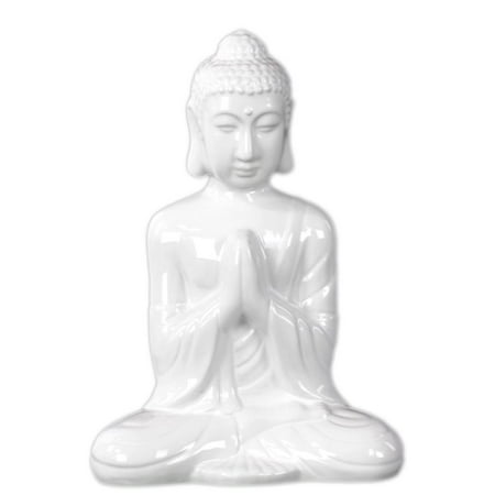 Ceramic Meditating Buddha With AJali Mudra