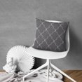 thumbnail image 5 of Comfort and Style: Gray White 18x18 Decorative Pillow Covers - Revamp your space in seconds, 5 of 7